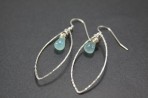 Peruvian Chalcedony Silver Earrings
