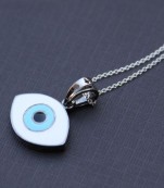 Evil Eye Necklace With Silver Evil Eye Pendant