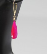Pink Chalcedony Earrings
