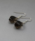 Sterling Silver Smoky Quartz Earrings