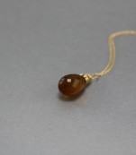 Chocolate Chalcedony Gemstone Necklace