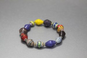 Bracelet made with Fair Trade Uganda beads