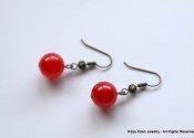 handmade jade earrings