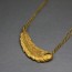 Handmade Gold Leaf Necklace