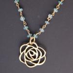 Rose Apatite Gemstone Necklace
