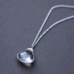"Helsinki" White Topaz Gemstone Necklace