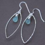 Peruvian Chalcedony Silver Earrings