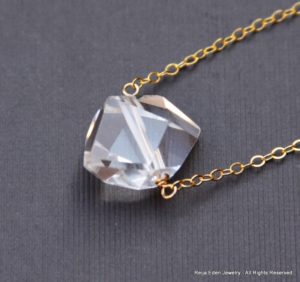 herkimer diamond necklace