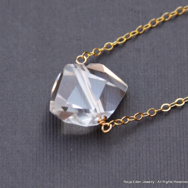 herkimer diamond necklace