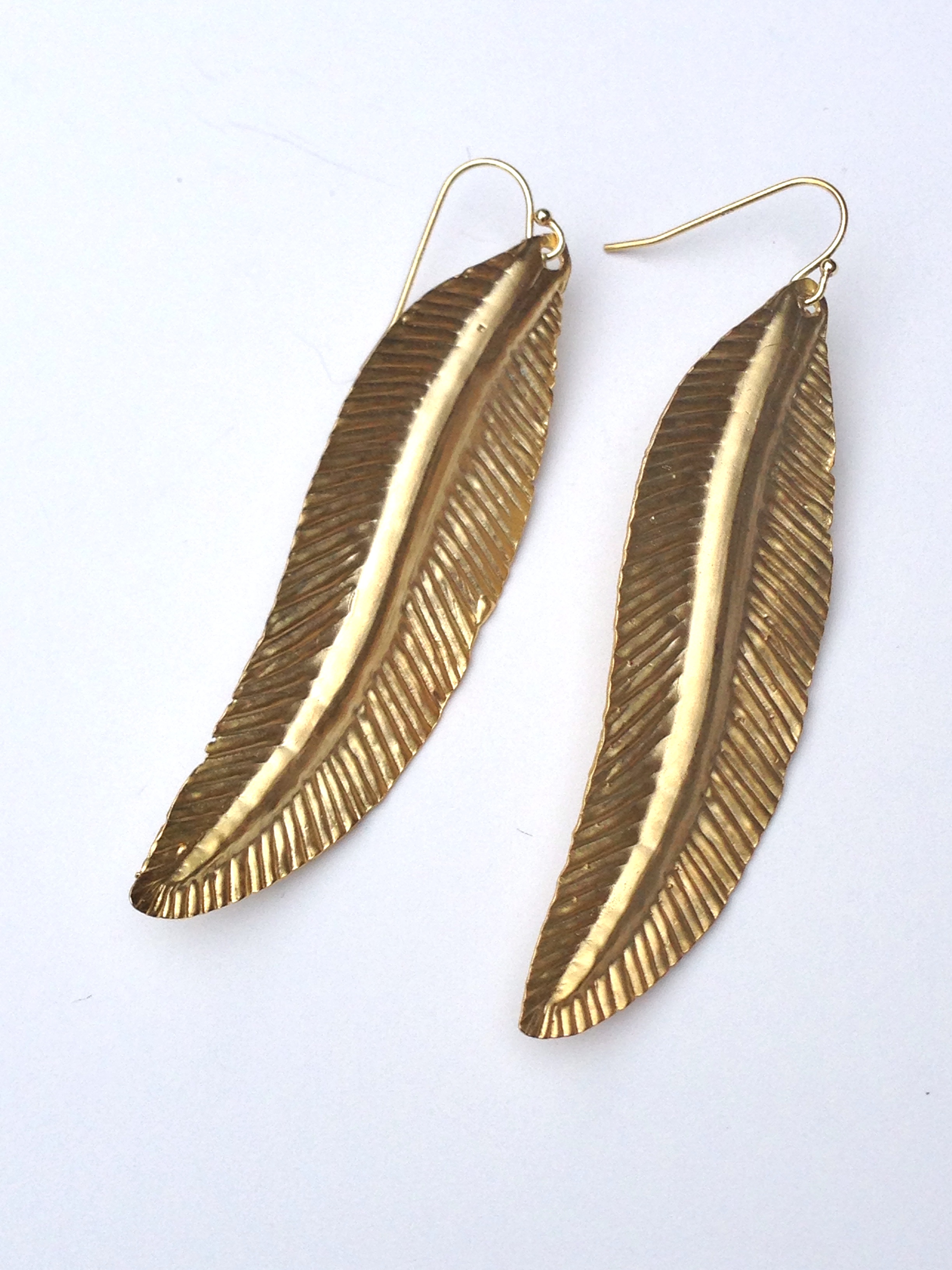 leaf earrings