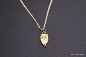 owl charm necklace