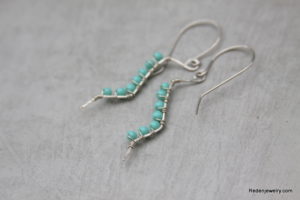 handmade silver earrings