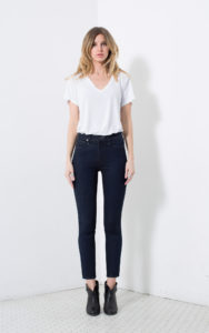 cohen high rise ankle skinny jeans