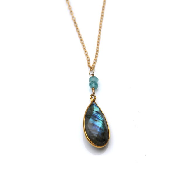 labradorite gemstone necklace