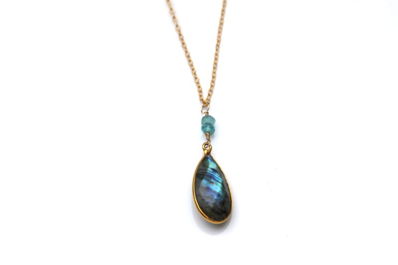 labradorite gemstone necklace