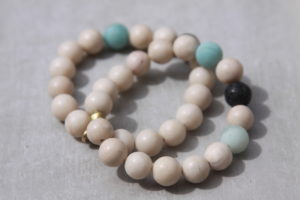 fossil gemstone bracelet set