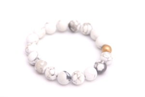 white gemstone bracelet