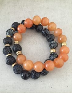 fall bracelet set - halloween bracelet set