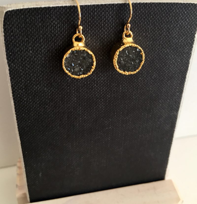 Small Druzy Earrings - Image 4