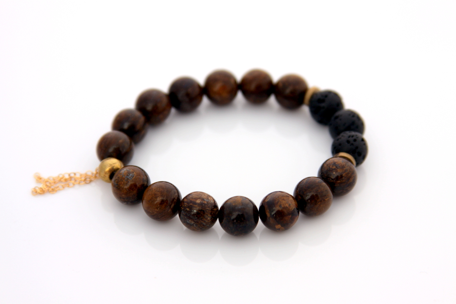 Bronzite Gemstone Bracelet Serenity Reija Eden Jewelry
