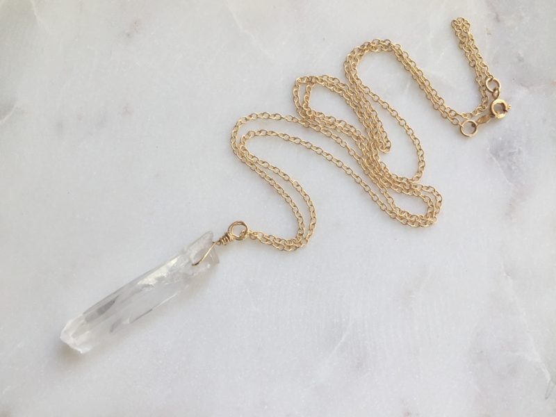 Raw Quartz Necklace - Image 3