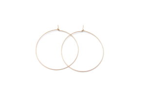 simple gold hoop earrings