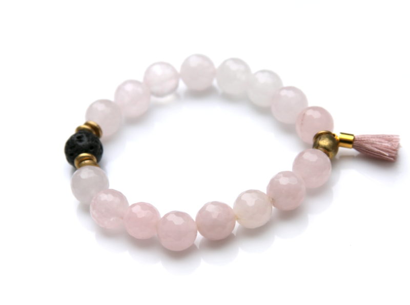 rose quartz bracelet