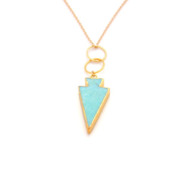 Gold Turquoise Necklace