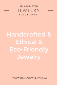 handcrafted jewelry - eco-friendly jewelry