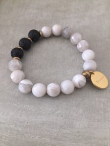 breathe charm bracelet