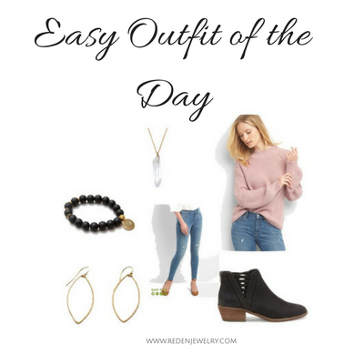 easy outfit of the day - Reija Eden Jewelry