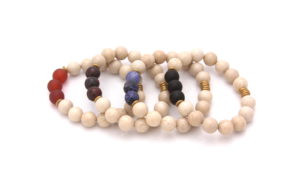 gemstone bracelets - fossil jasper