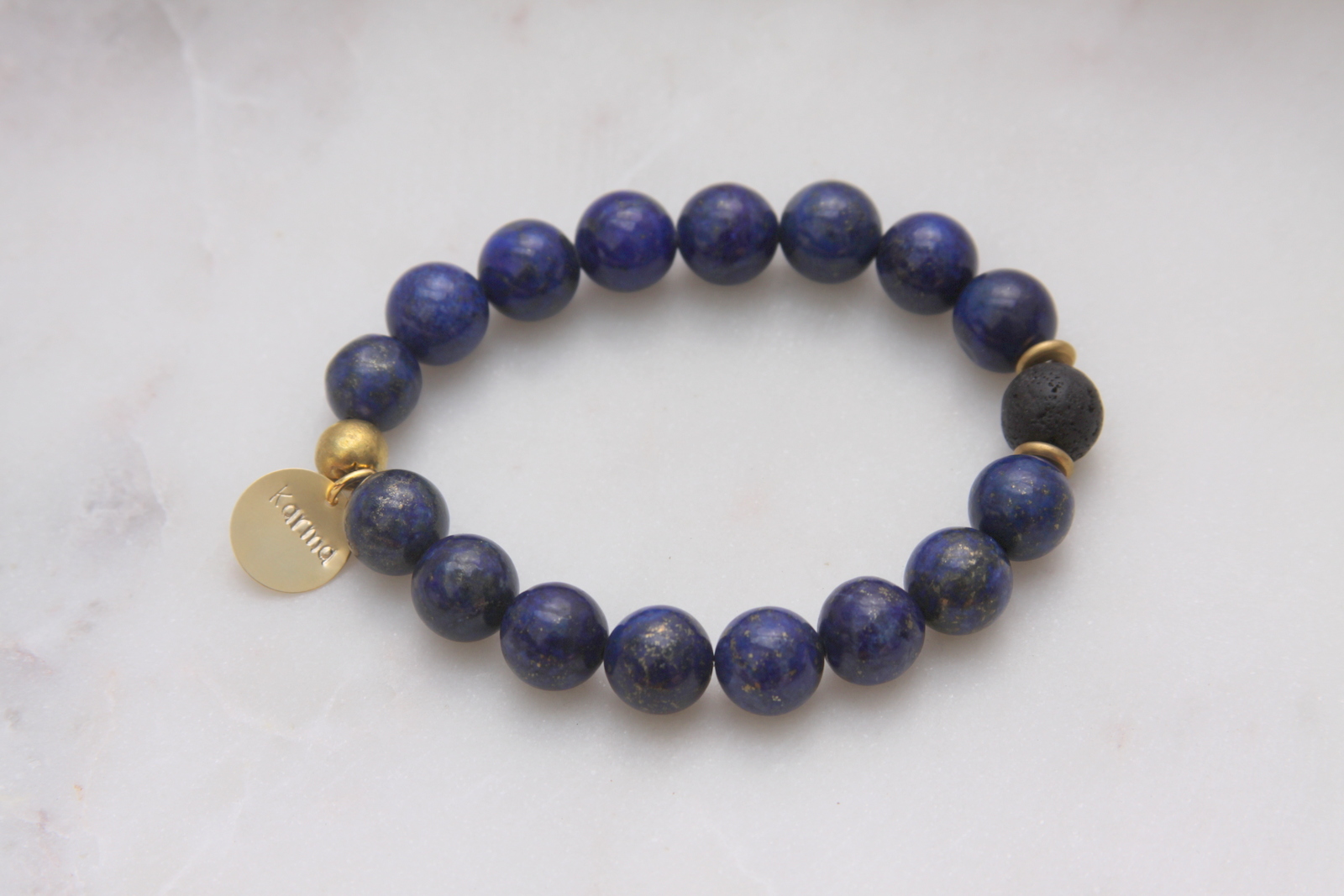 Karma Bracelet Lapis Reija Eden Jewelry